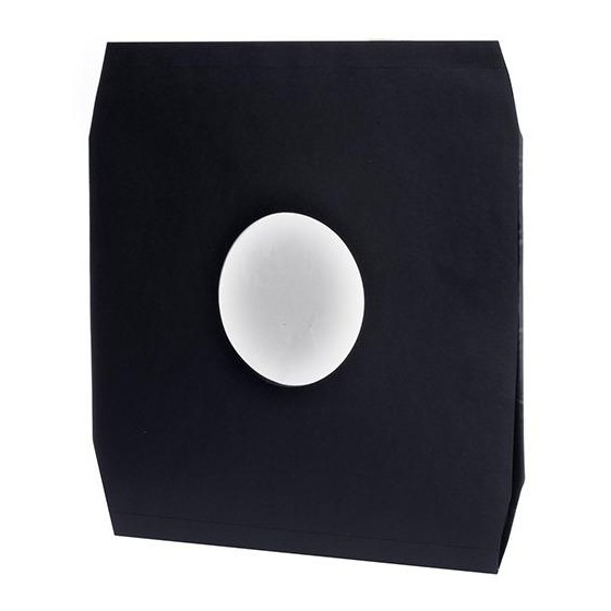 50 KS LP 12" (papír + fólie) Vnitřní polylined obal na desky - Černá